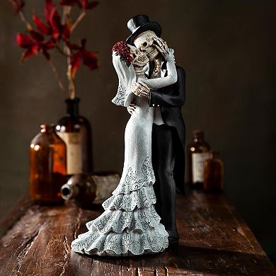Evergreen Enterprises Resin Skeleton Couple Table Decor