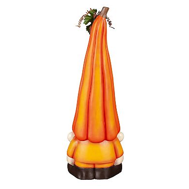 Evergreen Enterprises Pumpkin Garden Gnome Statuary