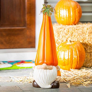 Evergreen Enterprises Pumpkin Garden Gnome Statuary