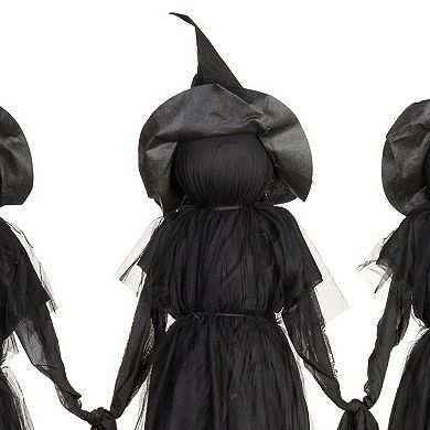 Evergreen Enterprises 3-Piece Lighted Halloween Witch Stakes Set