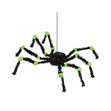 Evergreen Enterprises Orange & Green Spider Hanging Decor 2-Piece Set