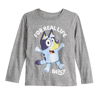 Boys 4-8 Jumping Beans® Bluey For Real Life Long Sleeve Graphic Tee