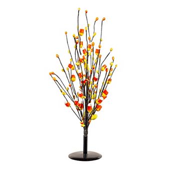 Evergreen Enterprises Halloween Candy Corn Artificial Stem Table Decor with Base