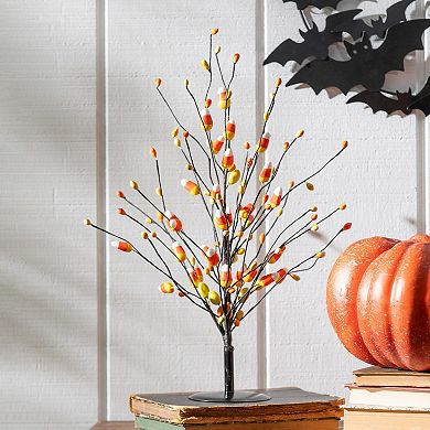Evergreen Enterprises Halloween Candy Corn Artificial Stem Table Decor with Base