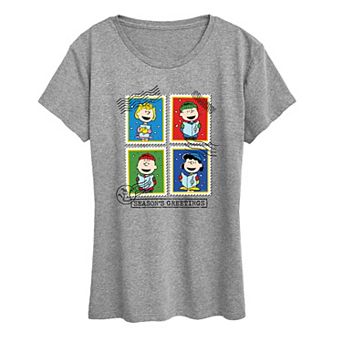 Women's Peanuts Season's Greetings Graphic Tee