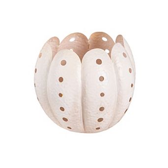 Evergreen Enterprises Metal LED Pumpkin Lantern