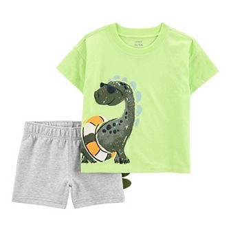 Baby & Toddler Boy Carter's 2 pc Dinosaur Tee & Shorts Set