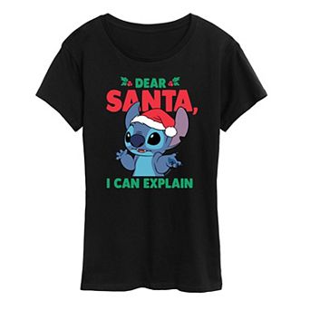 Disney's Lilo and Stitch Women's Dear Santa Graphic Tee