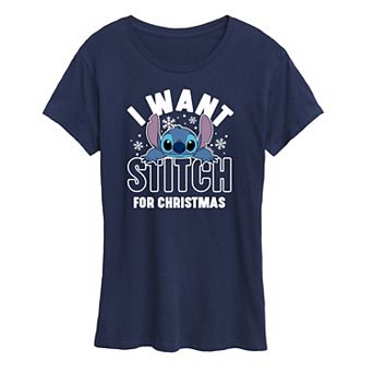 Disney's Lilo and Stitch Women's A Stitch For Christmas Graphic Tee