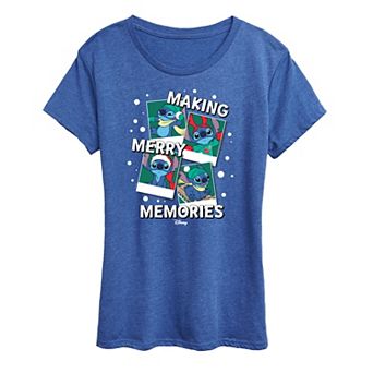 Disney's Lilo and Stitch Women's Merry Memories Graphic Tee