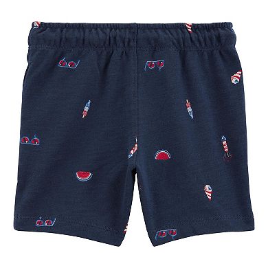 Toddler Boy Carter's 4th Of July Pull-On Shorts