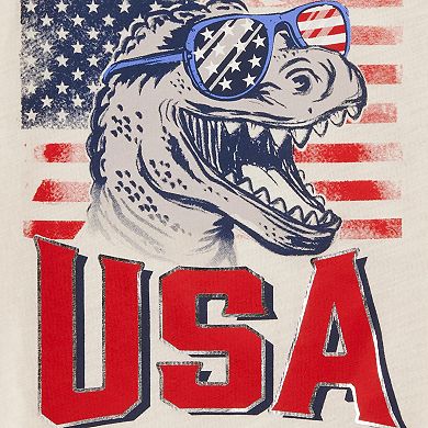 Toddler Boy Carter's USA Dinosaur T-Shirt