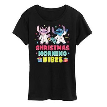 Disney's Lilo and Stitch Women's Christmas Morning Graphic Tee