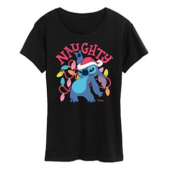 Disney's Lilo and Stitch Women's Naughty List Graphic Tee
