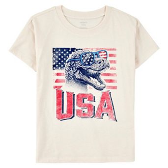 Boys 4-14 Carter's "USA" Dino T-Shirt