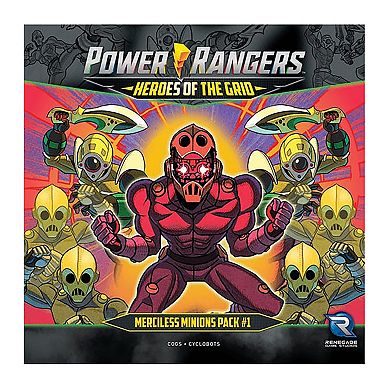 Renegade Game Studio Power Rangers Heroes of the Grid: Merciless Minions Pack #1 - Expansion to Heroes of the Grid