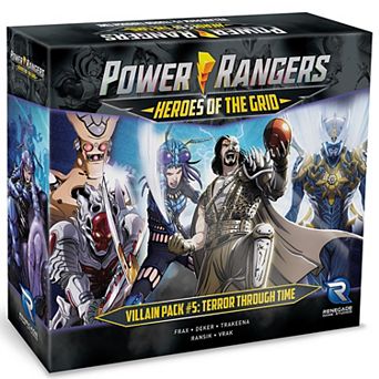 Renegade Game Studio Power Rangers Heroes of the Grid: Villain Pack #5 Terror Through Time Expansion - RPG Boardgame
