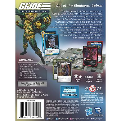 Renegade Game Studio G.I. Joe Deck-Building Game: Shadow of the Serpent Expansion Deck Building Game