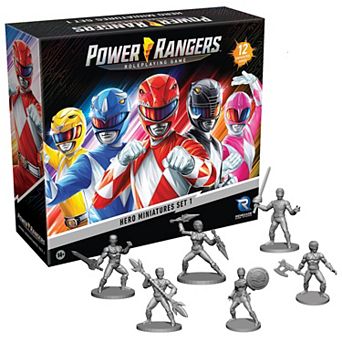 Power Rangers Roleplaying Game: Hero Miniatures Set 1 - 12 pc Unpainted Miniature Set