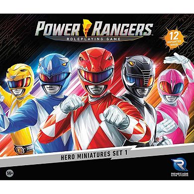 Power Rangers Roleplaying Game: Hero Miniatures Set 1 - 12 Piece Unpainted Miniature Set