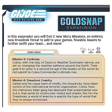 Renegade Game Studio G.I. JOE Deck-Building Game: Coldsnap Expansion