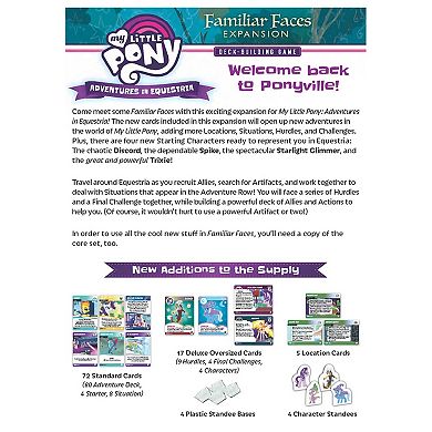 Renegade Game Studio My Little Pony: Adventures in Equestria Familiar Faces Expansion Deck-Building Game