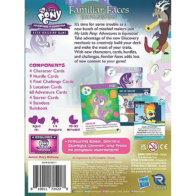 Renegade Game Studio My Little Pony: Adventures in Equestria Familiar Faces Expansion Deck-Building Game