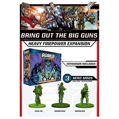 Renegade Game Studio G.I. JOE Mission Critical: Heavy Firepower Expansion Cooperative Board Game