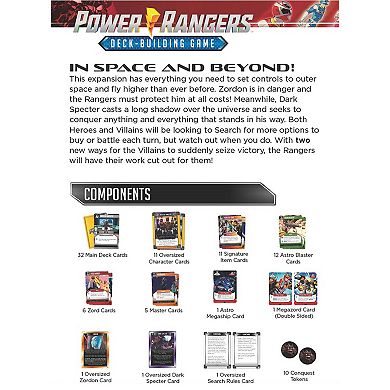 Renegade Game Studio Power Rangers Deck-Building Game: Flying Higher Expansion