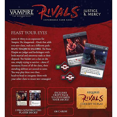 Renegade Game Studio Vampire: The Masquerade Rivals Expandable Card Game: Justice & Mercy Clan Card Game