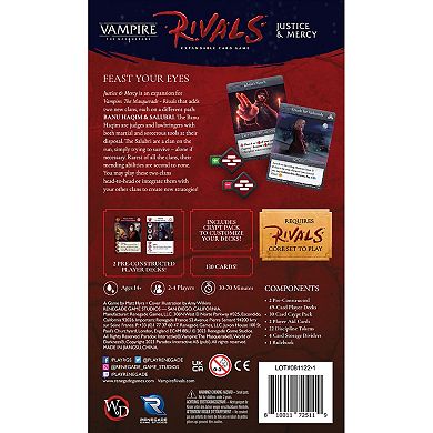 Renegade Game Studio Vampire: The Masquerade Rivals Expandable Card Game: Justice & Mercy Clan Card Game
