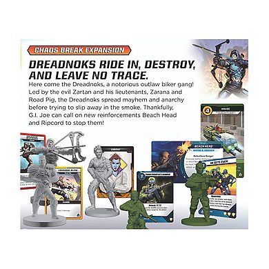 G.I. JOE Mission Critical: Chaos Break Expansion Dreadnoks Biker Gang RPG Game