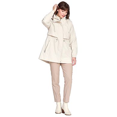 Women's Nine West Removable Hood Fashion Anorak Jacket