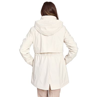 Women's Nine West Removable Hood Fashion Anorak Jacket