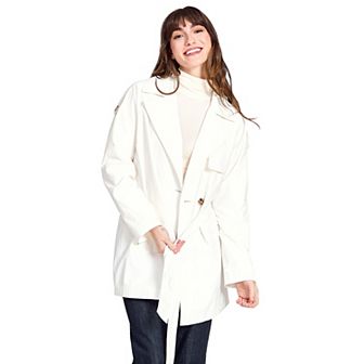 Women's Nine West Belted Spring Trench Coat