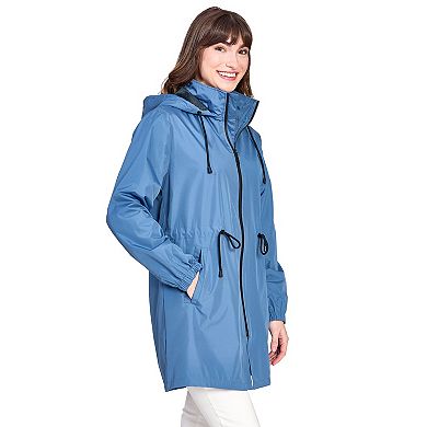 Women's Nine West Hooded Lightweight Anorak Rain Jacket