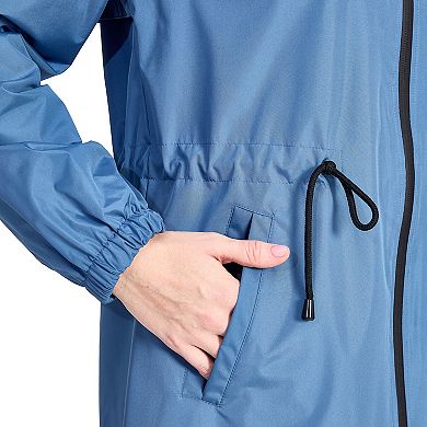 Women's Nine West Hooded Lightweight Anorak Rain Jacket