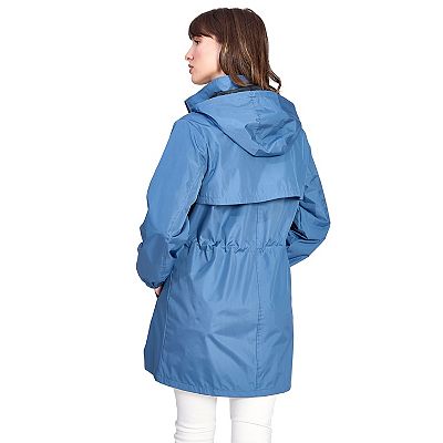 Women's Nine West Hooded Lightweight Anorak Rain Jacket
