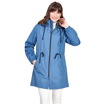 Women's Nine West Hooded Lightweight Anorak Rain Jacket