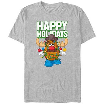 Big & Tall Mr. Potato Head Happy Holidays Graphic Tee
