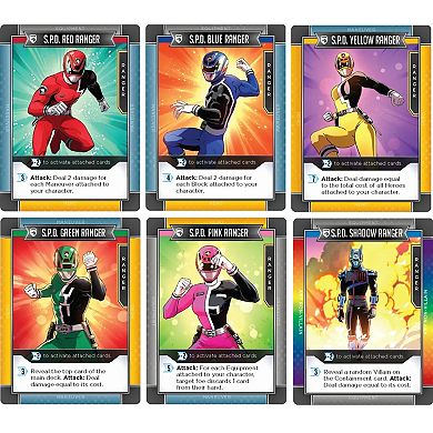 Renegade Game Studio Power Rangers Deck-Building Game: S.P.D. To The Rescue Expansion Set