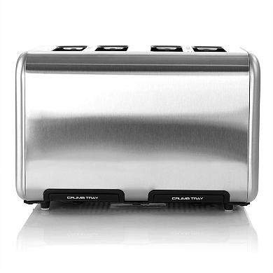 MegaChef 4-Slice Stainless Steel Toaster