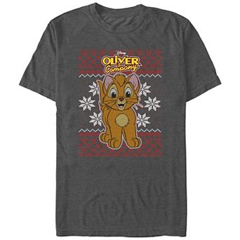Big & Tall Oliver And Company Christmas Sweater Graphic Tee