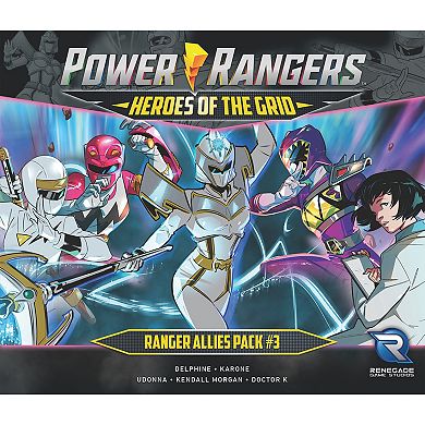 Power Rangers Heroes of the Grid: Ranger Allies 5 New Female Heroes & Cards Pack #3 Expansion