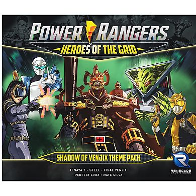 Renegade Game Studio Power Rangers Heroes of the Grid: Shadow of Venjix Theme Expansion Pack