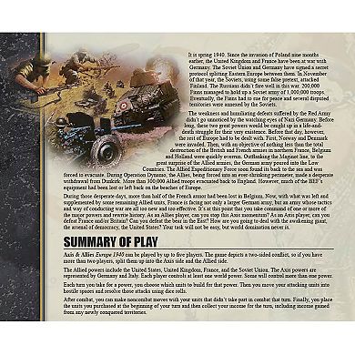 Renegade Game Studio Axis & Allies: 1940 Europe Second Edition -WWII War Miniatures Strategy Board Game