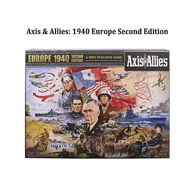 Renegade Game Studio Axis & Allies: 1940 Europe Second Edition -WWII War Miniatures Strategy Board Game