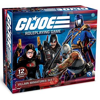 Renegade Game Studio G.I. JOE Roleplaying Game: Villain Miniatures Set 1 - 12 Miniatures Expansion RPG Boardgame