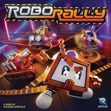 Renegade Game Studio Robo Rally Robotic Chaos Racing Game Movement Board Game