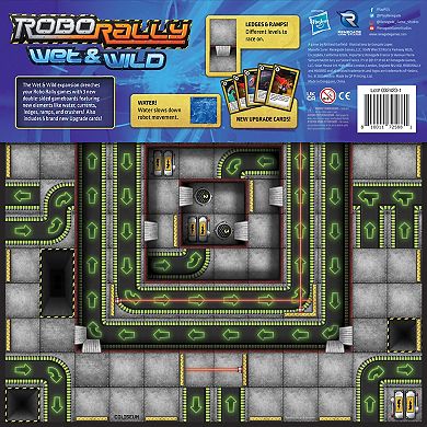 Renegade Game Studio Robo Rally: Wet & Wild Expansion Strategy Board Game